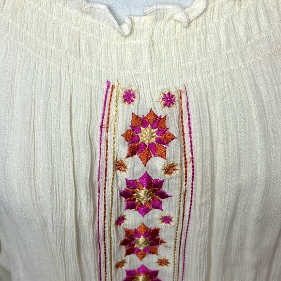 Pheasant Blouse long sleeve elastic at the neck waist sleeve - Picture 4 of 9